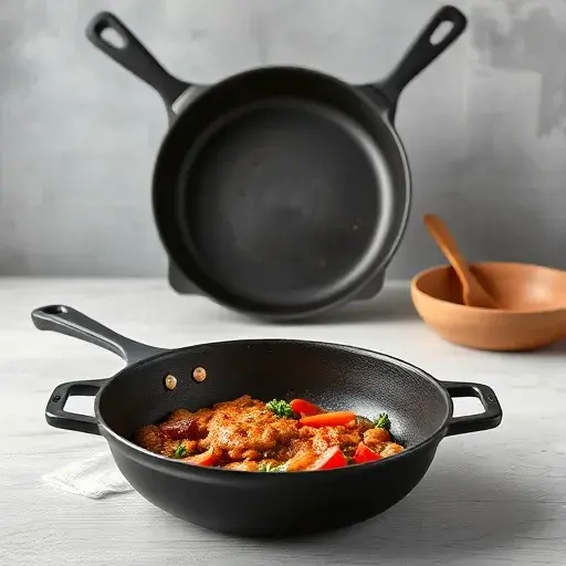cast iron skillet or heavy-bottomed pan