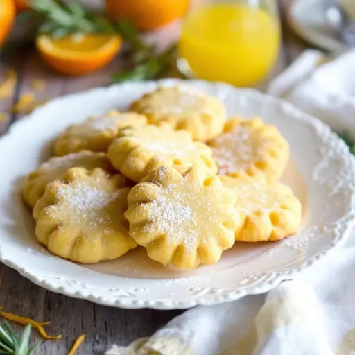 Citrus Burst Sugar Cookies styled food shot