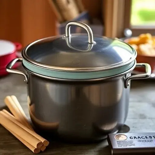 large dutch oven or heavy-bottomed pot