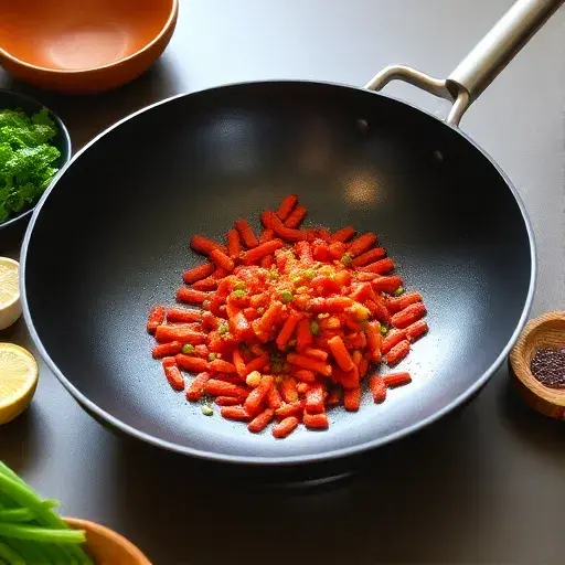 large skillet or wok