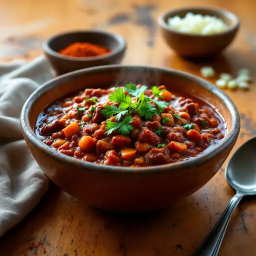 Smoky Chipotle Chili styled food shot