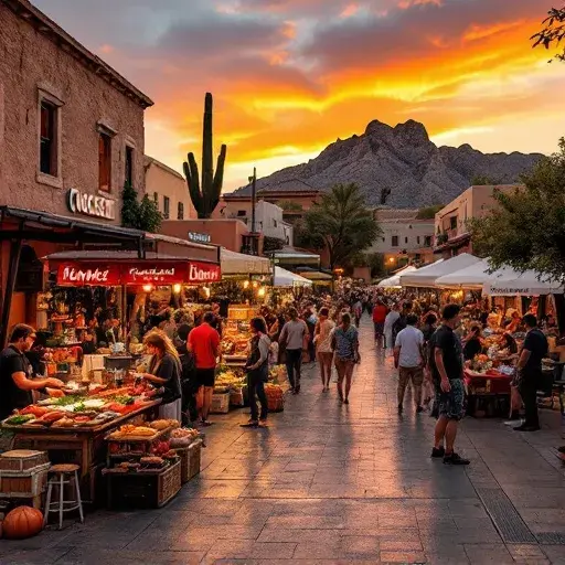 Desert Delights: A Culinary and Cultural Journey Through Tucson, Arizona styled food shot