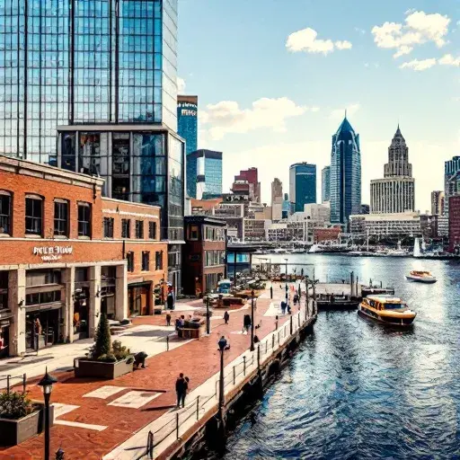 Exploring Baltimore's Inner Harbor: A Culinary and Cultural Guide to Charm City's Waterfront styled food shot