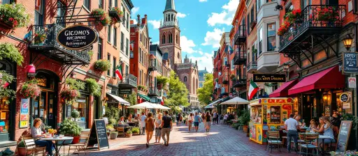 Adventure awaits - Exploring Boston's North End: A Culinary Journey Through America's Little Italy