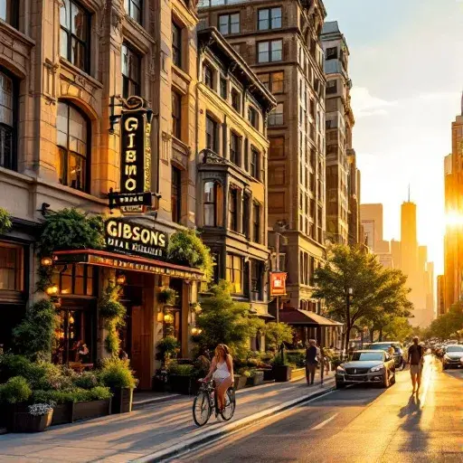 Exploring Chicago's Gold Coast: A Culinary and Cultural Guide to the Lakeside Luxury District styled food shot