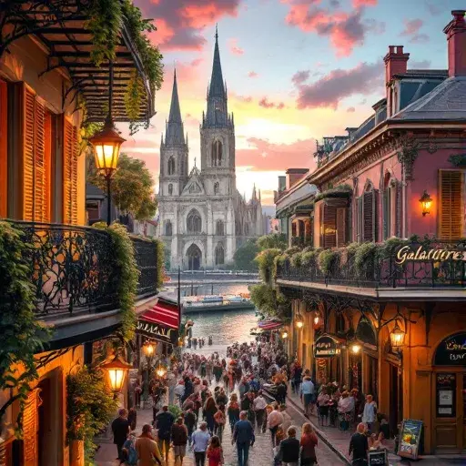 Exploring the French Quarter: A Culinary and Cultural Journey Through New Orleans' Historic Heart styled food shot